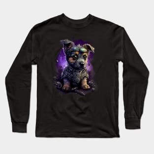 Terrier Puppy doggy dog Sci-fi Long Sleeve T-Shirt